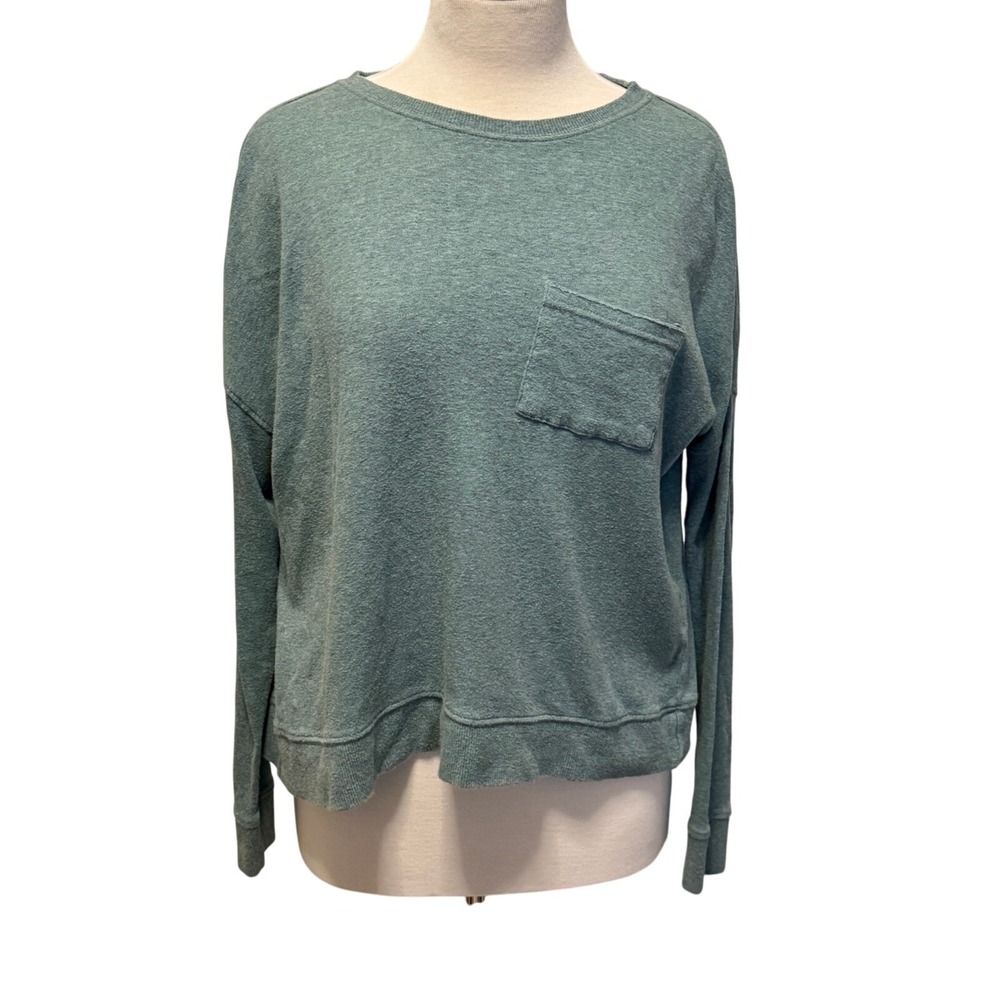 Pact Softspun Long Sleeve Pocket Tee 100% Organic Cotton Comfy Casual Loungewear